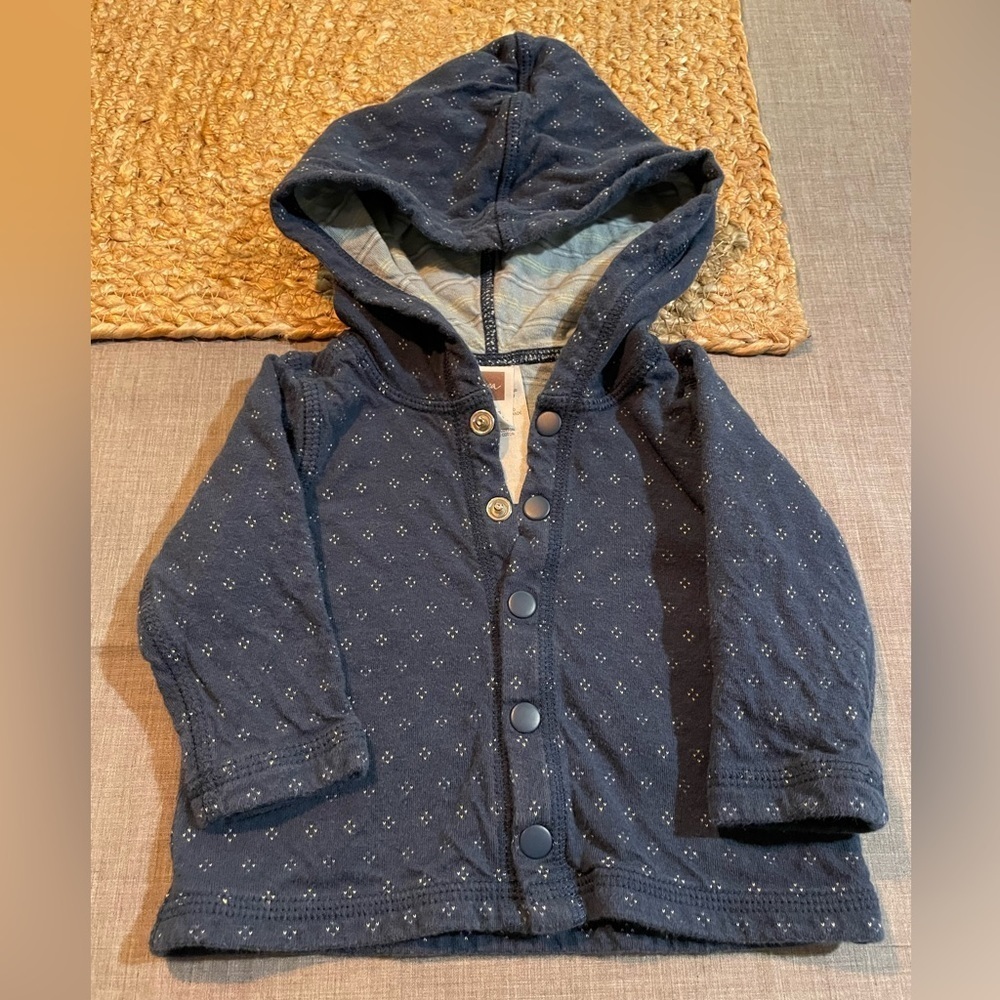 Snap up infant hoodie